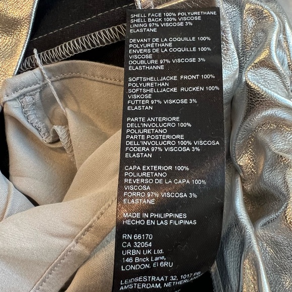 Anthropologie Soleil Magic Fabric Ruched Strapless Dress Metallic NEW - Picture 16 of 16